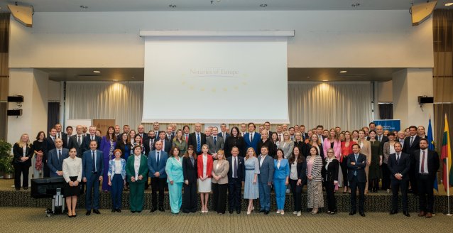 Europos Sąjungos notariatų taryba Vilniuje sveikino naująsias nares stebėtojas - Albaniją,...